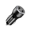 ليفوري شاحن سيارة - 66 واط - منفذين USB-C PD - أسود