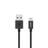 ليفوري كابل شحن آيفون بلاستيك من USB-A إلى Lightning - 1.8 متر - أسود - LCS112-BK