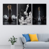 لوحة حائط شطرنج - خشب ام دي اف - 120x60 سم - PH 78