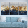 لوحة حائط بتصميم تجريدي شايني - خشب ام دي اف - 120x60 سم - PH 265