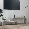 طاولة تلفزيون Alhome Gray: وحدة تحكم ترفيه معاصرة وأنيقة من الخشب المضغوط
