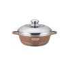 هوم ماستر قدر سراميك - بني - HM-4024-Brown